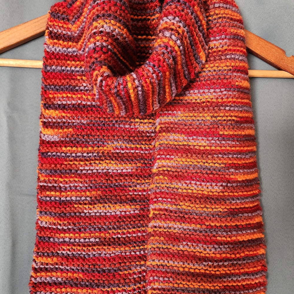 Multicolor Knit Scarf